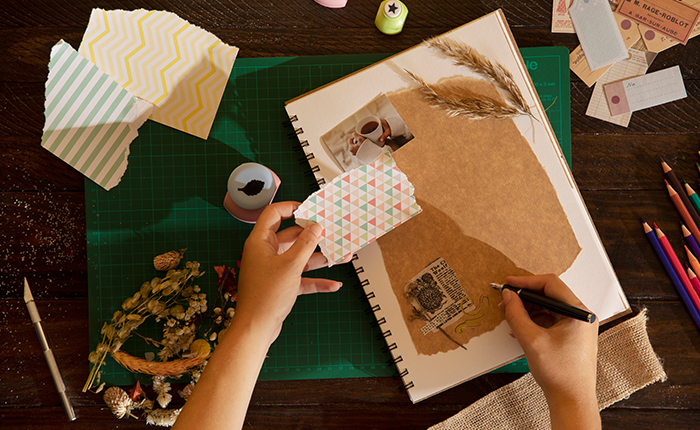 10 ไอเดียของที่ระลึกสุดพิเศษ handmade notebook